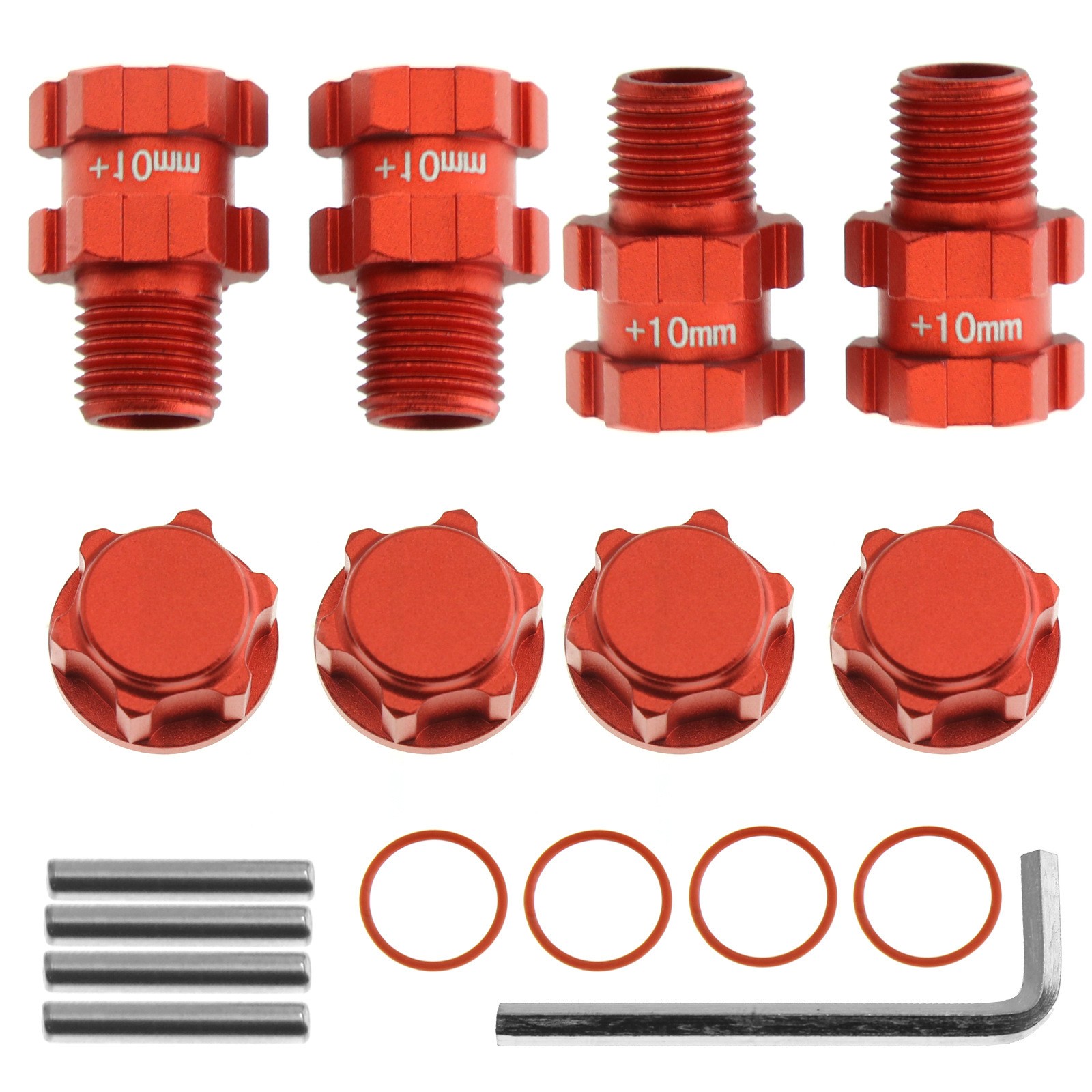 4Pcs RC Car 14mm to 17mm Wheel Hex Hub Adapter For Granite 4X4 3S BLX AR102666