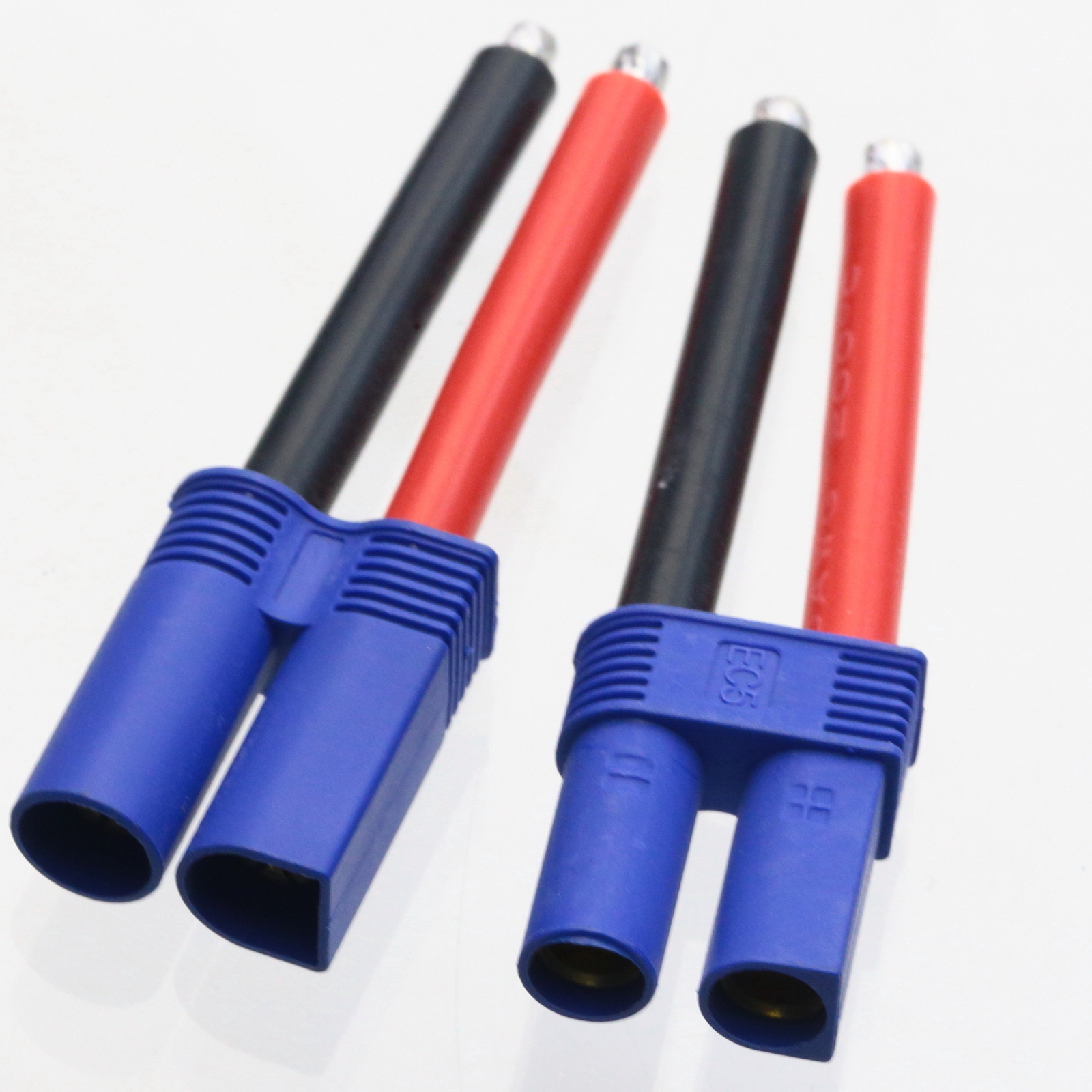 1pair EC5 Male Female DIY Tinned End 2″ 10AWG Silicone Wire RC Airsoft Battery