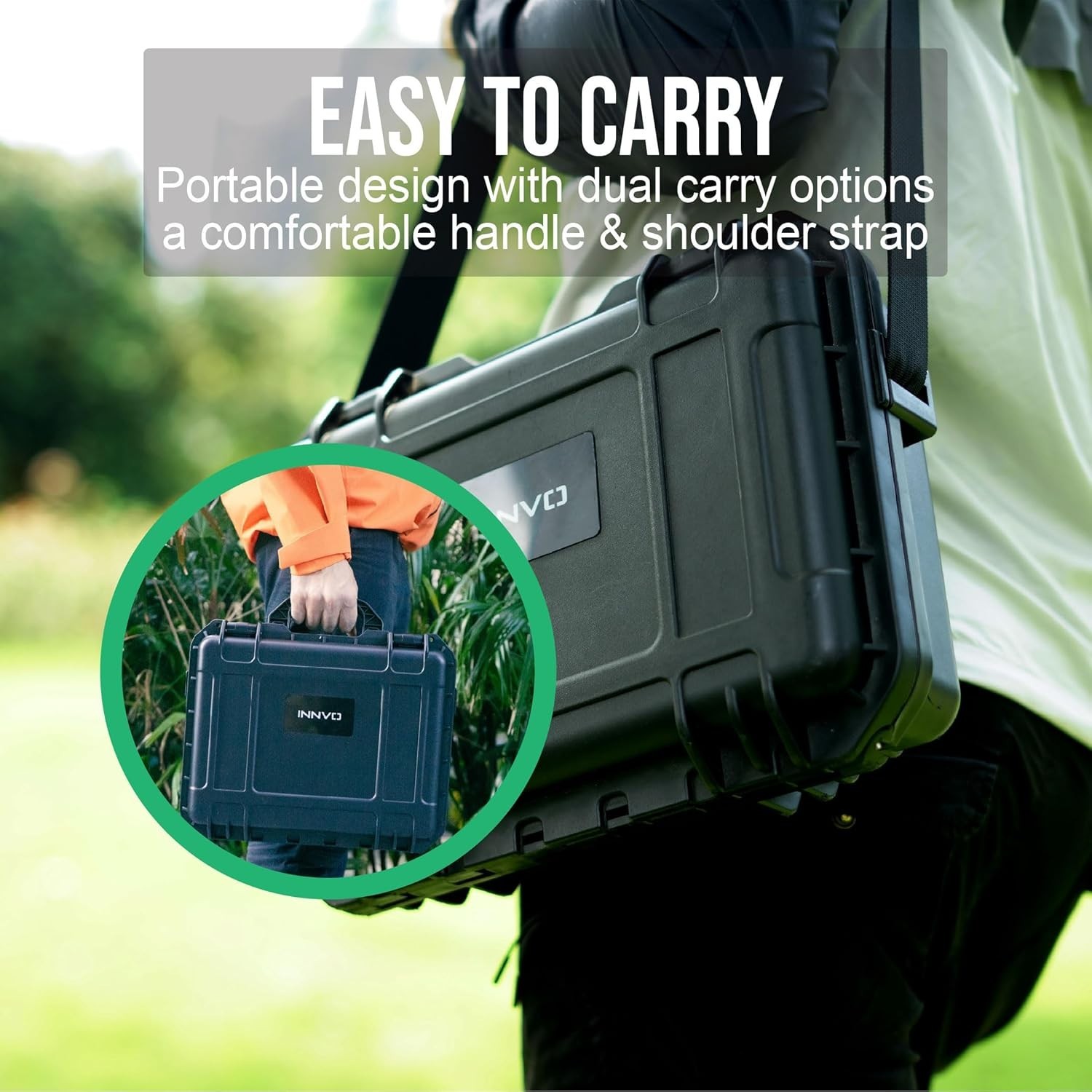 Multi-Functional Waterproof Drone Case for DJI Lito 1/X1 – Organizes 6 Batteries