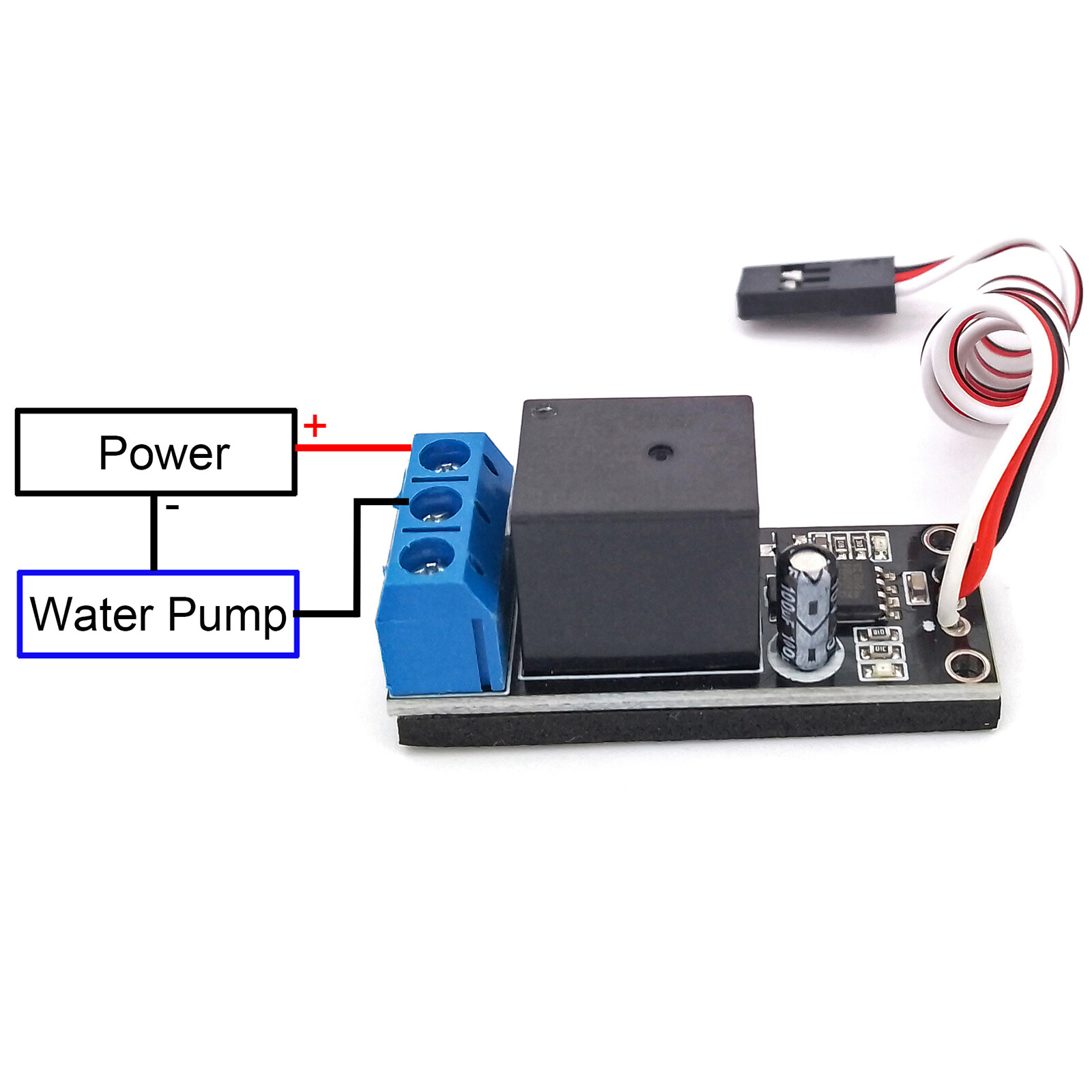 2x 5V RC Relay Switch 20A Receiver Control Switch fr RC Car Light FPV Boats Pump
