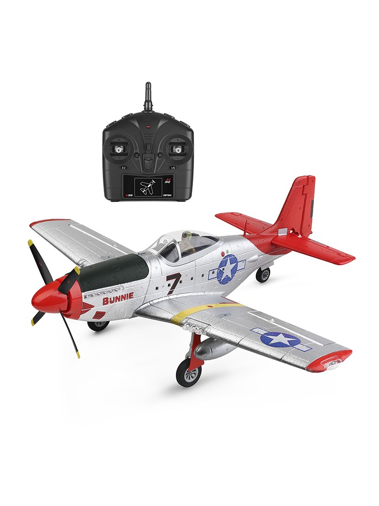 WLtoys XK A280 RC P51 Fighter 4CH Airplane 3D/6G Fixed Wing Brushless Motor Toy!