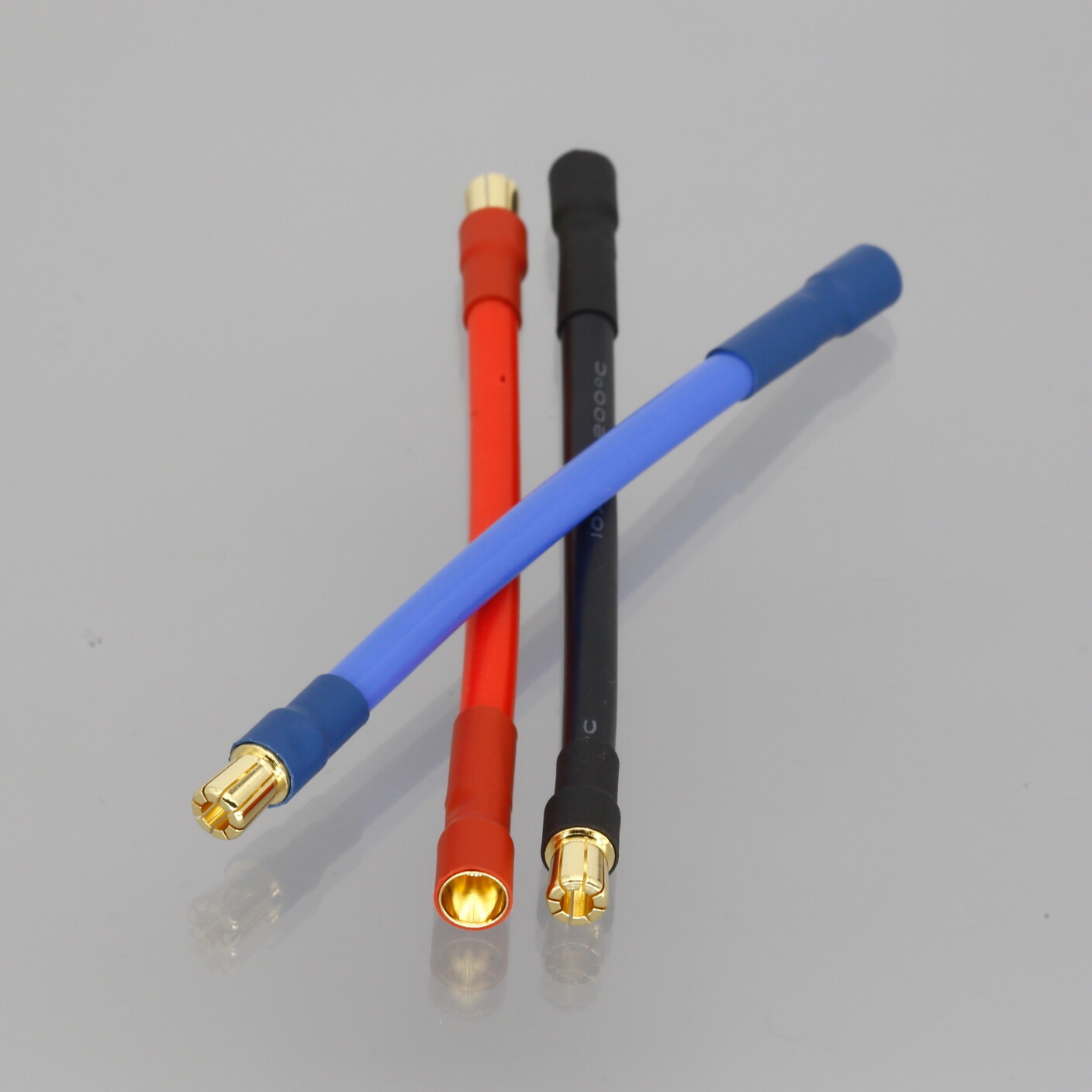 3pc/lot RC Brushless Motor ESC 6mm Bullet Male/Female 10AWG 4~20″ Extension Wire