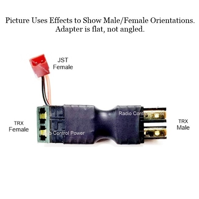 RCP-JRJST Power Tap Fits Traxxas Male/Female Connectors