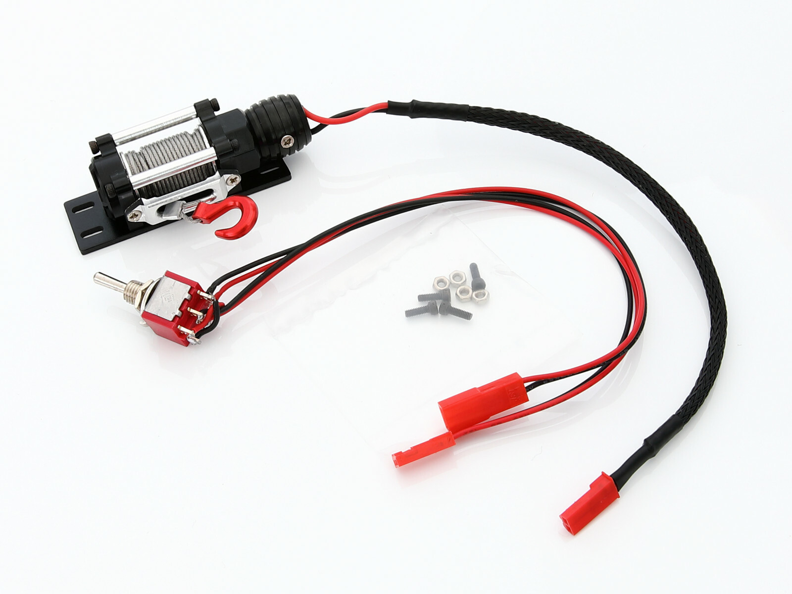 1:10 Electric Metal Winch for 1/10 RC Car Crawlers TRX4 SCX10 Tool