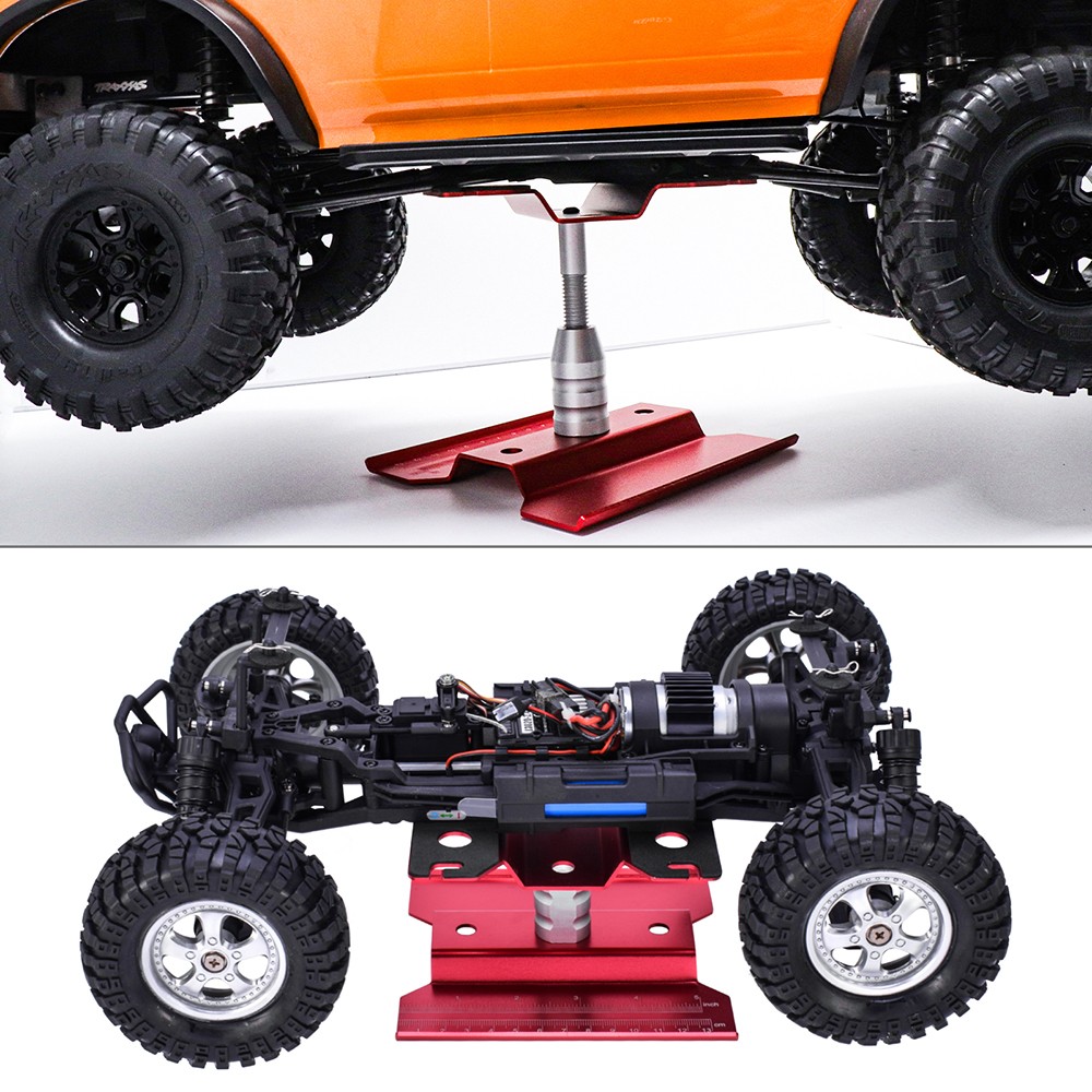 RC Car Work Stand Metal Repair Workstation w/ Magnetic Tray For 1:8 1:10 RC Car