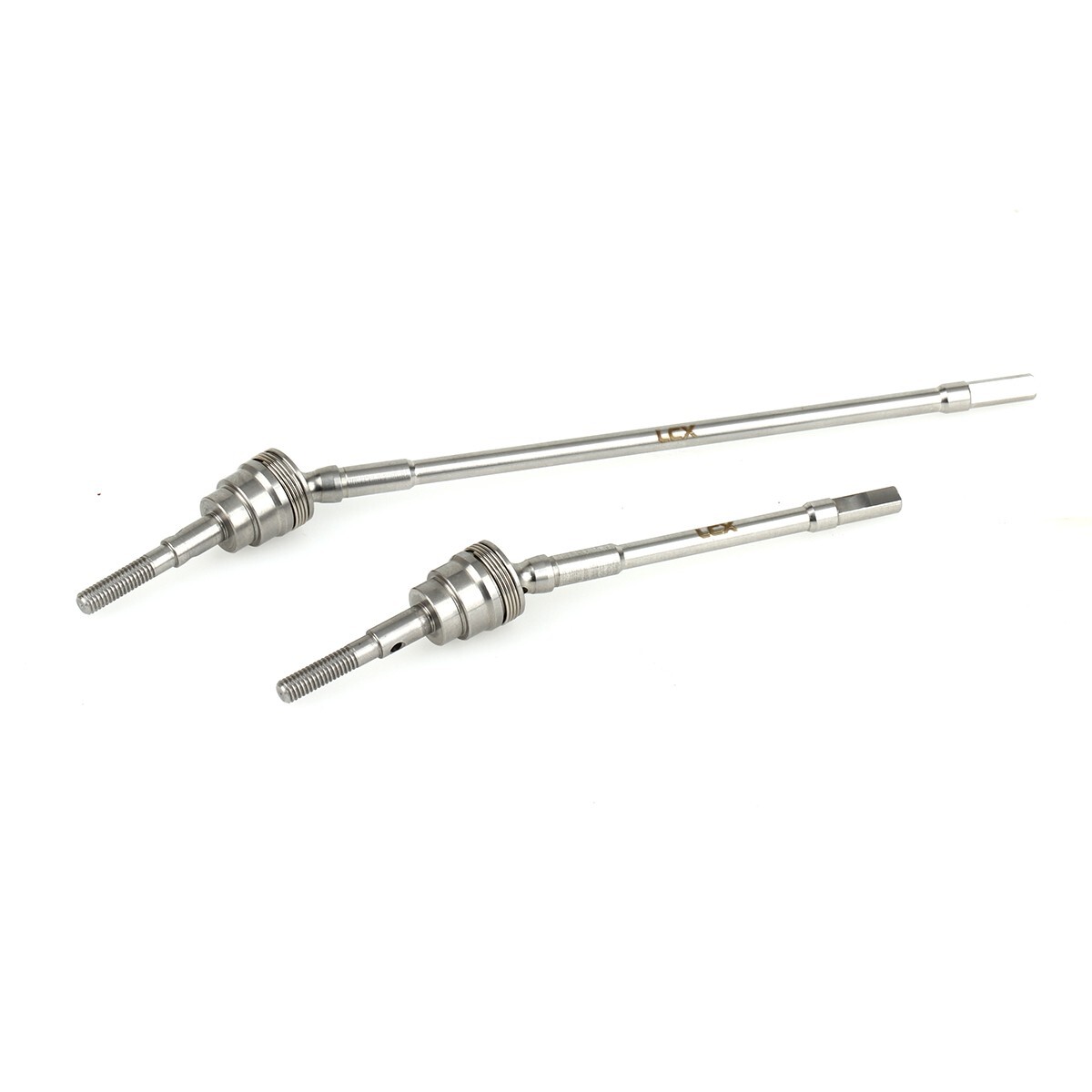 LCX Stainless Steel AR60 OCP Front Axle CVD Drive Shaft for Axial Wraiht RR10