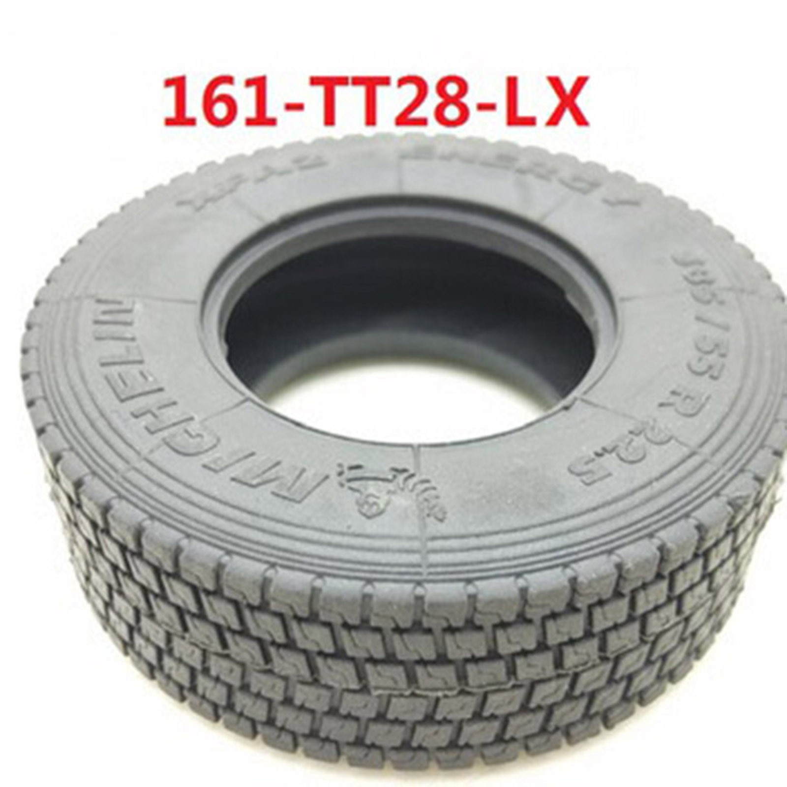 2* Rubber Tyre Tires for Tamiya 1/14 770S 56368 Trailer RC Truck Buggy Car Parts