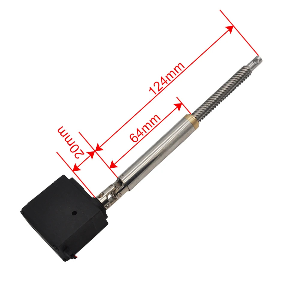 Electric Linear Push Rod Cylinder Universal Joint Coupling Servo RC Truck Car