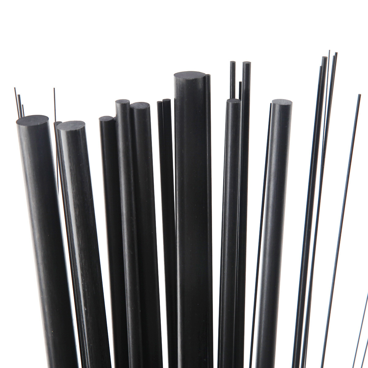 5pcs 3 mm Diameter x 500mm Carbon Fiber Rods For RC Airplane High Quality Pole