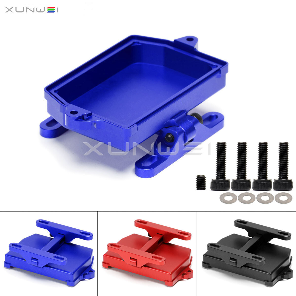Aluminum Receiver Box Cover ESC Bracket 7724 For TRAXXAS 1/5 XMAXX 1/6 XRT Truck