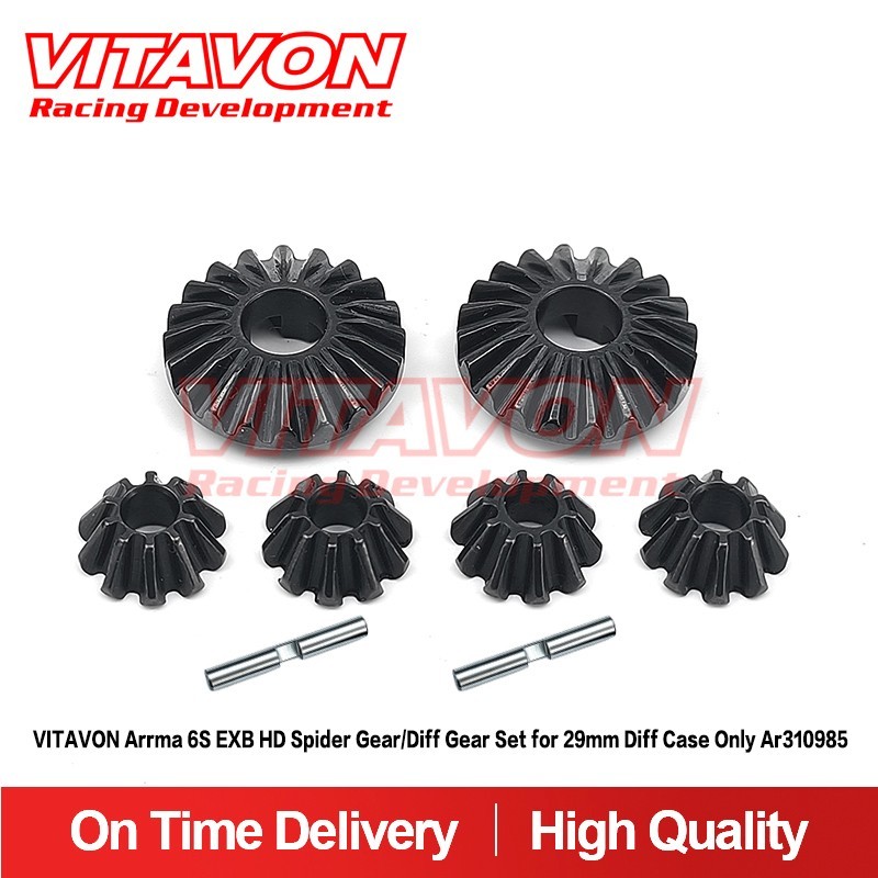 VITAVON 6S EXB CNC HD Spider Gear/Diff Gear For 29mm Diff Case Arrma 6S Ar310985