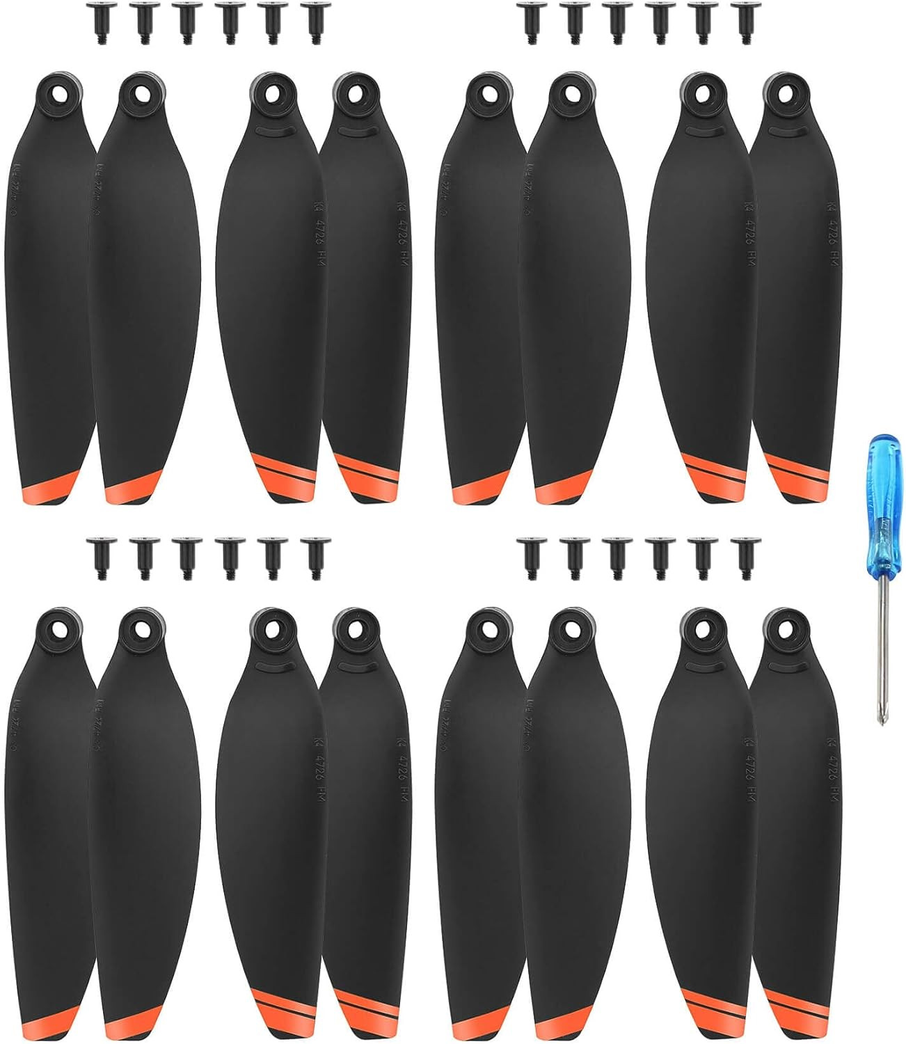 Heiyrc 16PCS Mini 4K / 2 Propeller for DJI Mavic Mini 2 SE Drone 4726 Replacemen