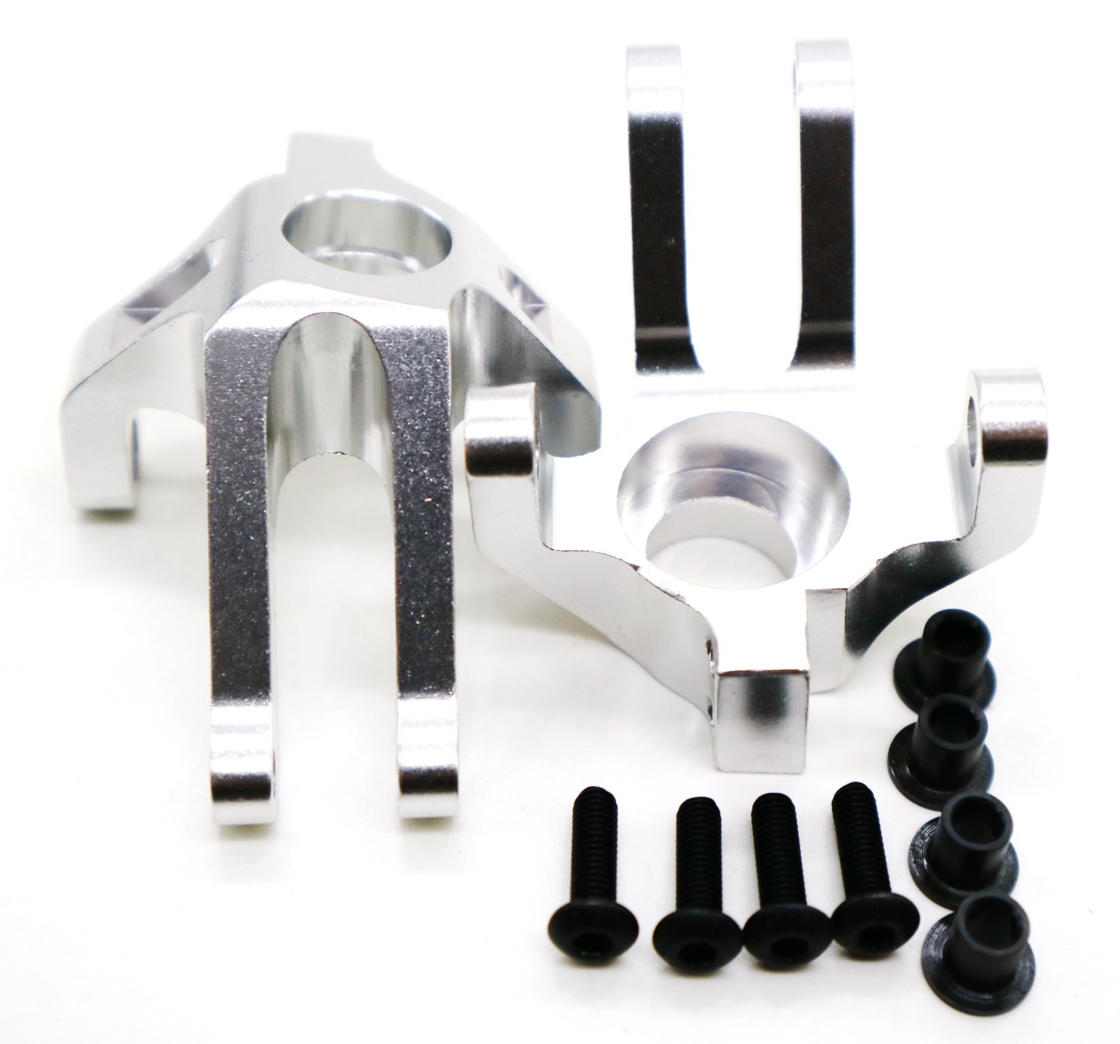 Aluminum Upgrade Parts Fit 1/10 Rc AXIAL Jeep Wraith AX90056 Crawler Car silver