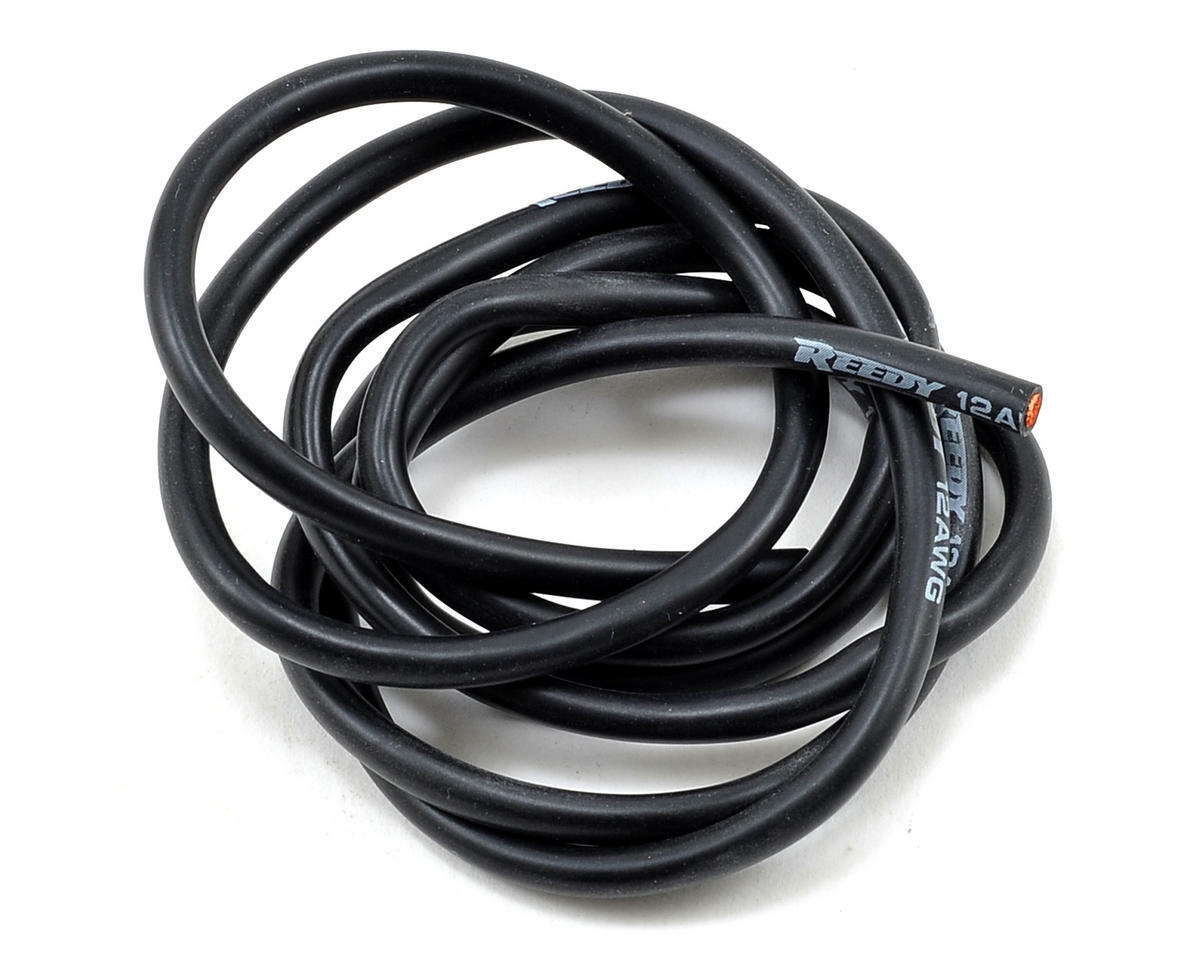 Reedy Pro Silicone Wire (Black) (1 Meter) (12AWG) [ASC647]