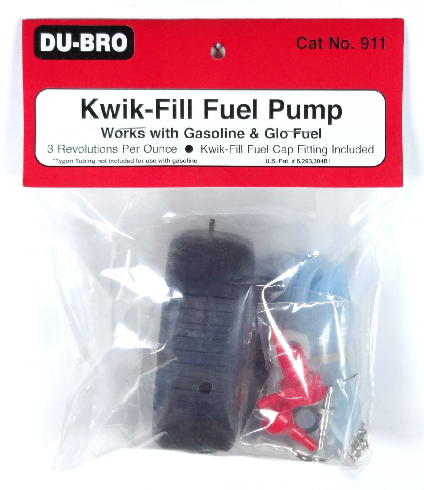 DU-BRO KWIK FILL FUEL PUMP ( WORKS WITH GLO-FUEL OR GASOLINE )( CAT. # 911 )