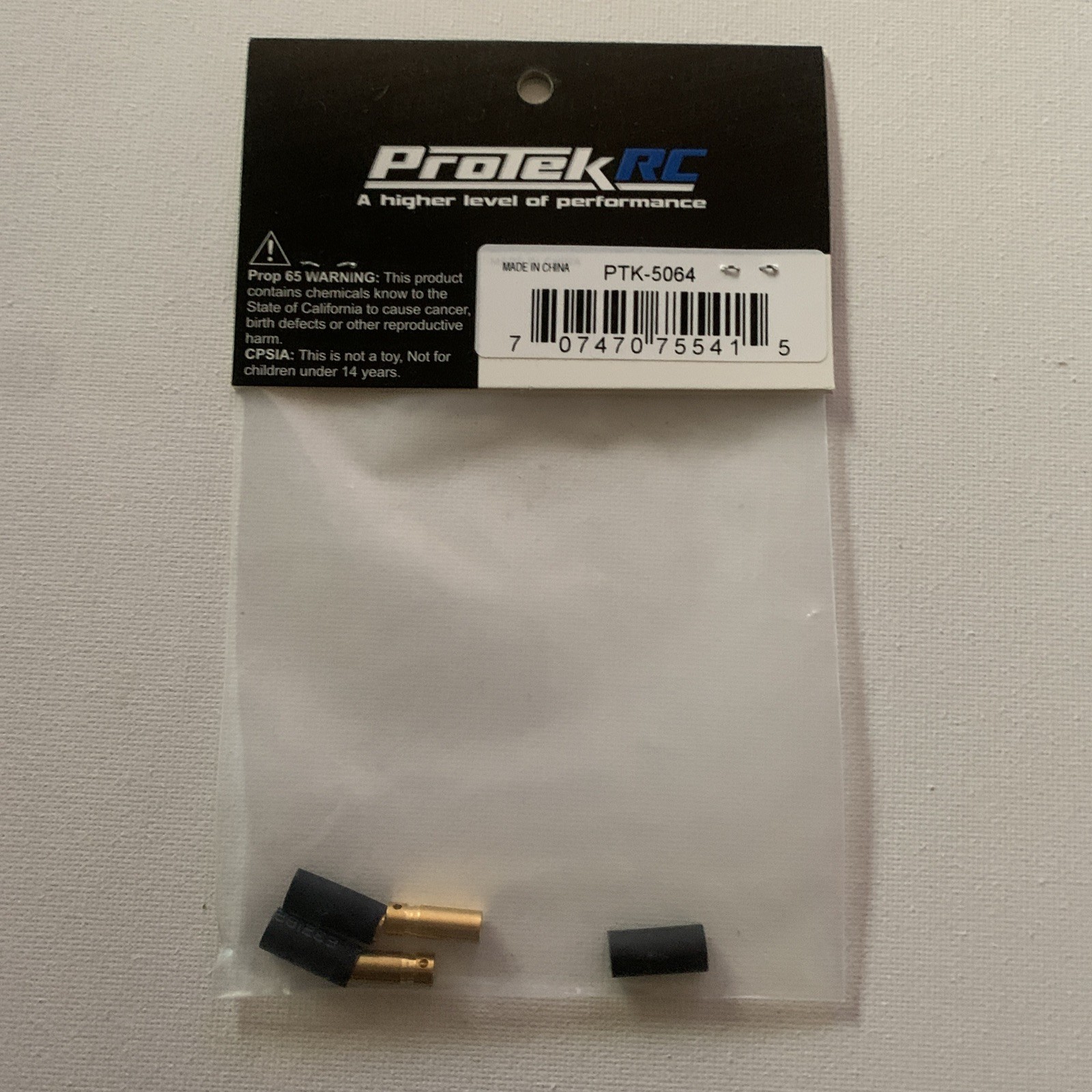 ProTek RC 4mm Short Female Bullet Connector W/Shrink Tube PTK-5064 NEW