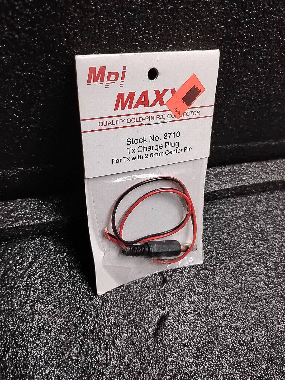 Mpi Maxx Products 2710 2.5 mm TX Plug Center Pin Charge Gold Nip