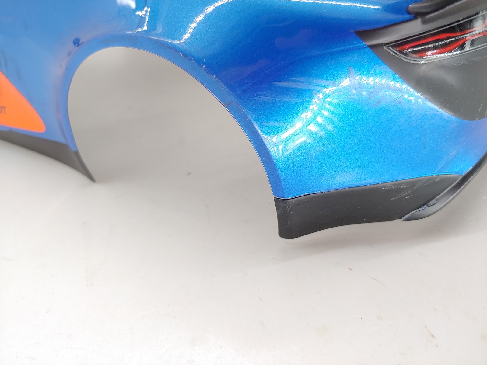 Kyosho EP Fazer Mk2 Alpine GT4 1/10 Touring Car Rally Car Body Blue Orange Used
