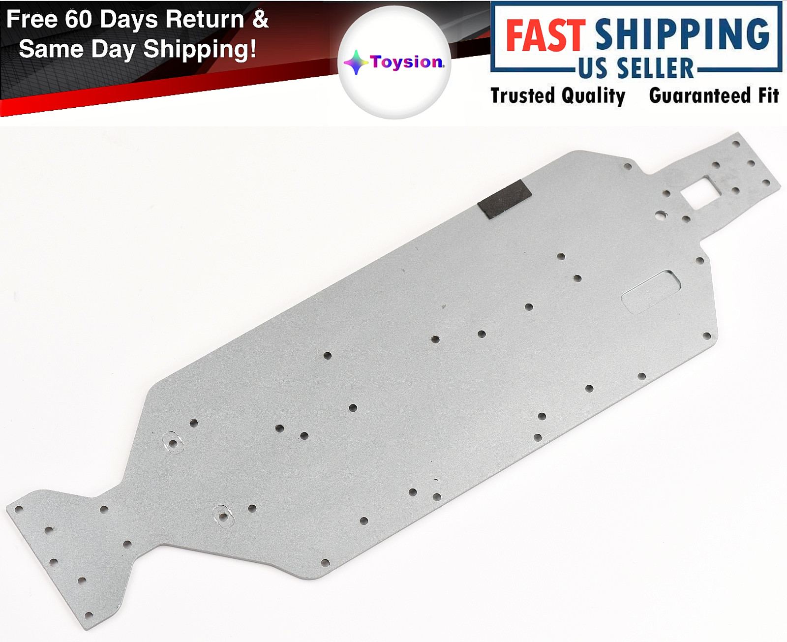 Losi 22s Sprint Chassis Aluminum GRAY Main Plate Frame 2wd 1/10 LOS-2434 LOS1387