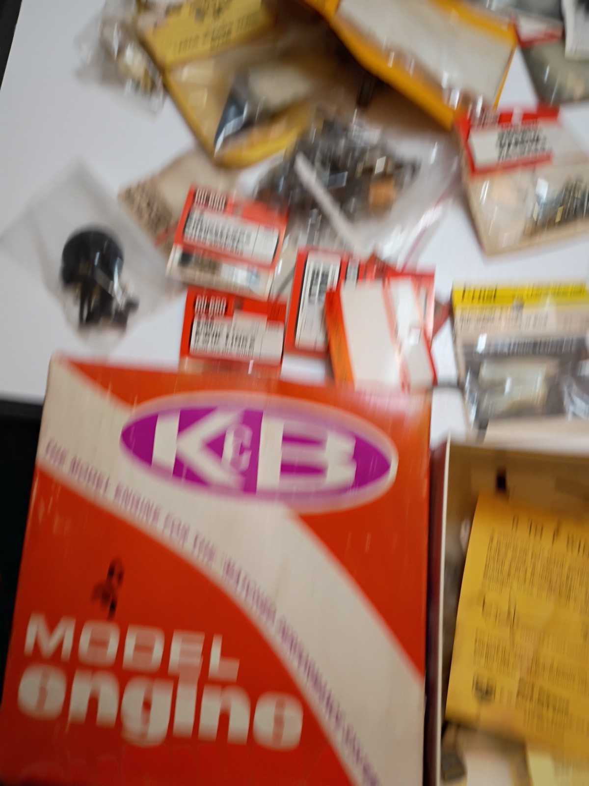 Vintage RC Model Airplane Parts Lot, Du-bro,Ernst,Sig,pylon,Granite,CB, etc