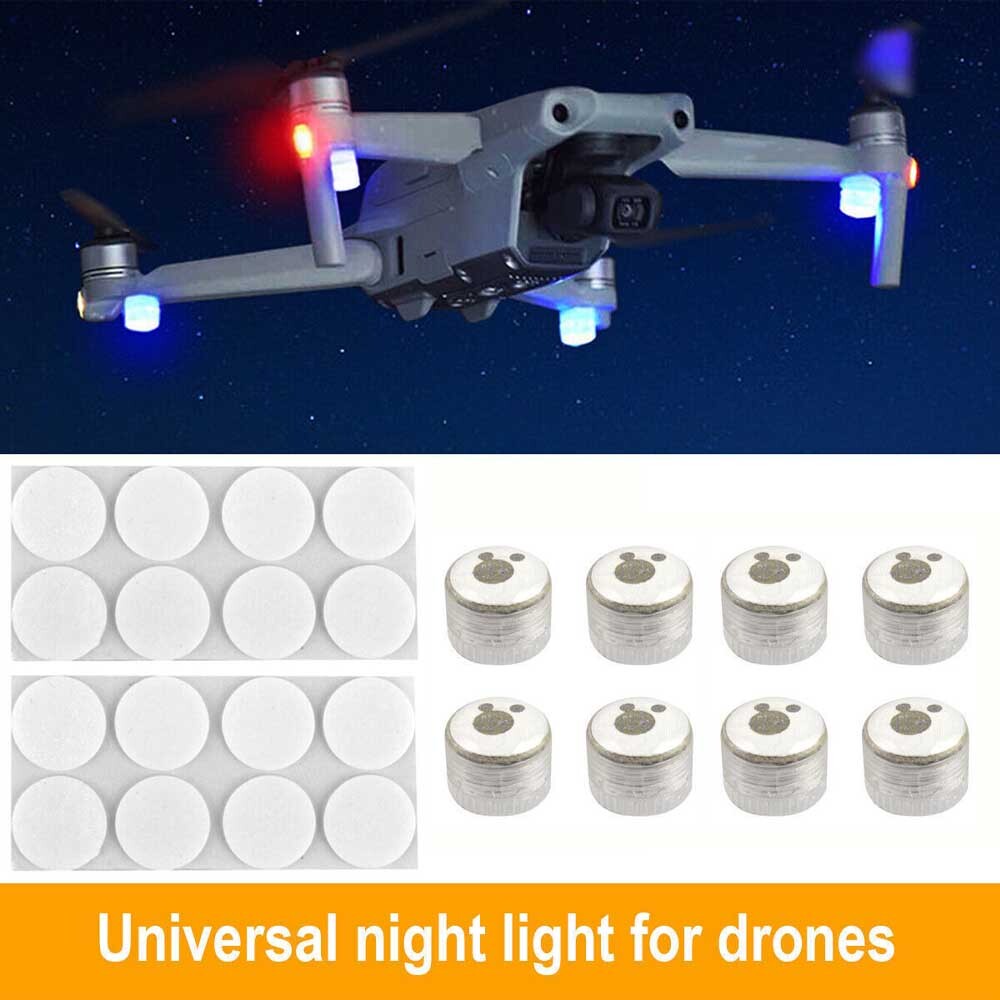 8 set Drone Strobe Light Emergency Lightweight Flash Signal Lamp for DJI Mini 2