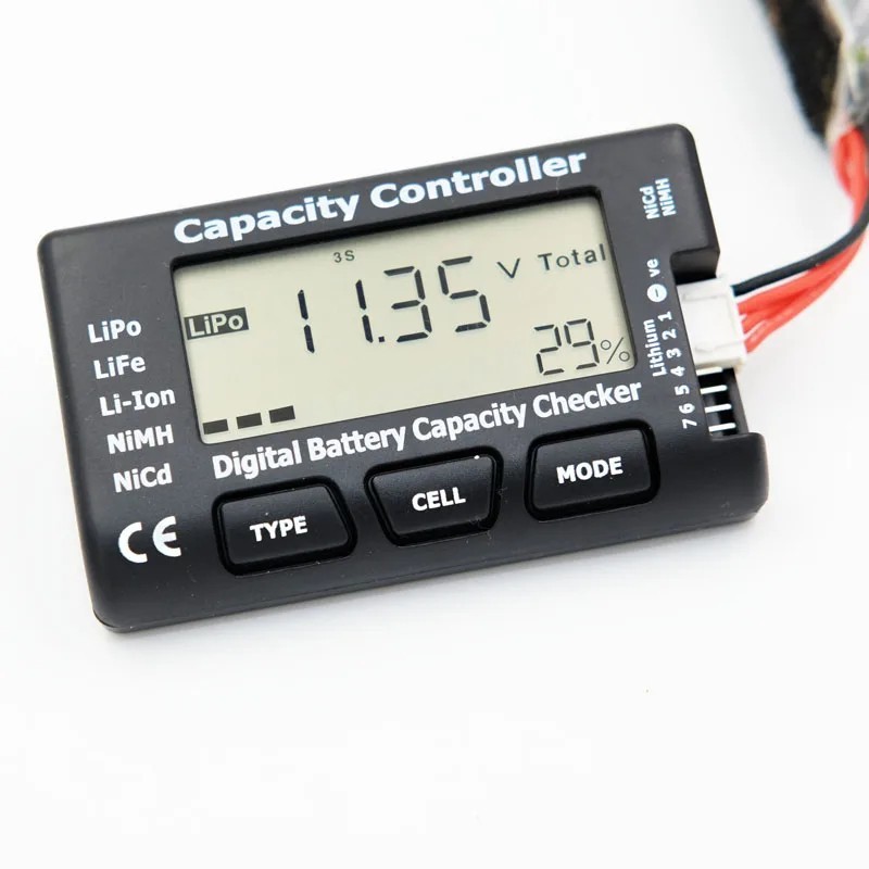 New Cellmeter-7 Digital Battery Capacity Checker RC LiPo LiFe Li-ion NiMH Nicd