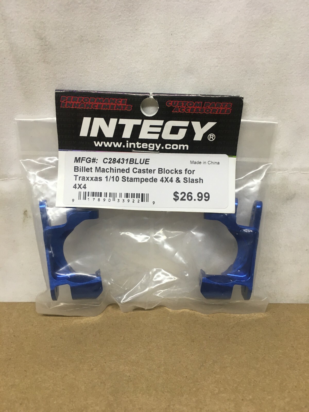 Integy Billet Machined Caster Blocks for Traxxas 1/10 4×4