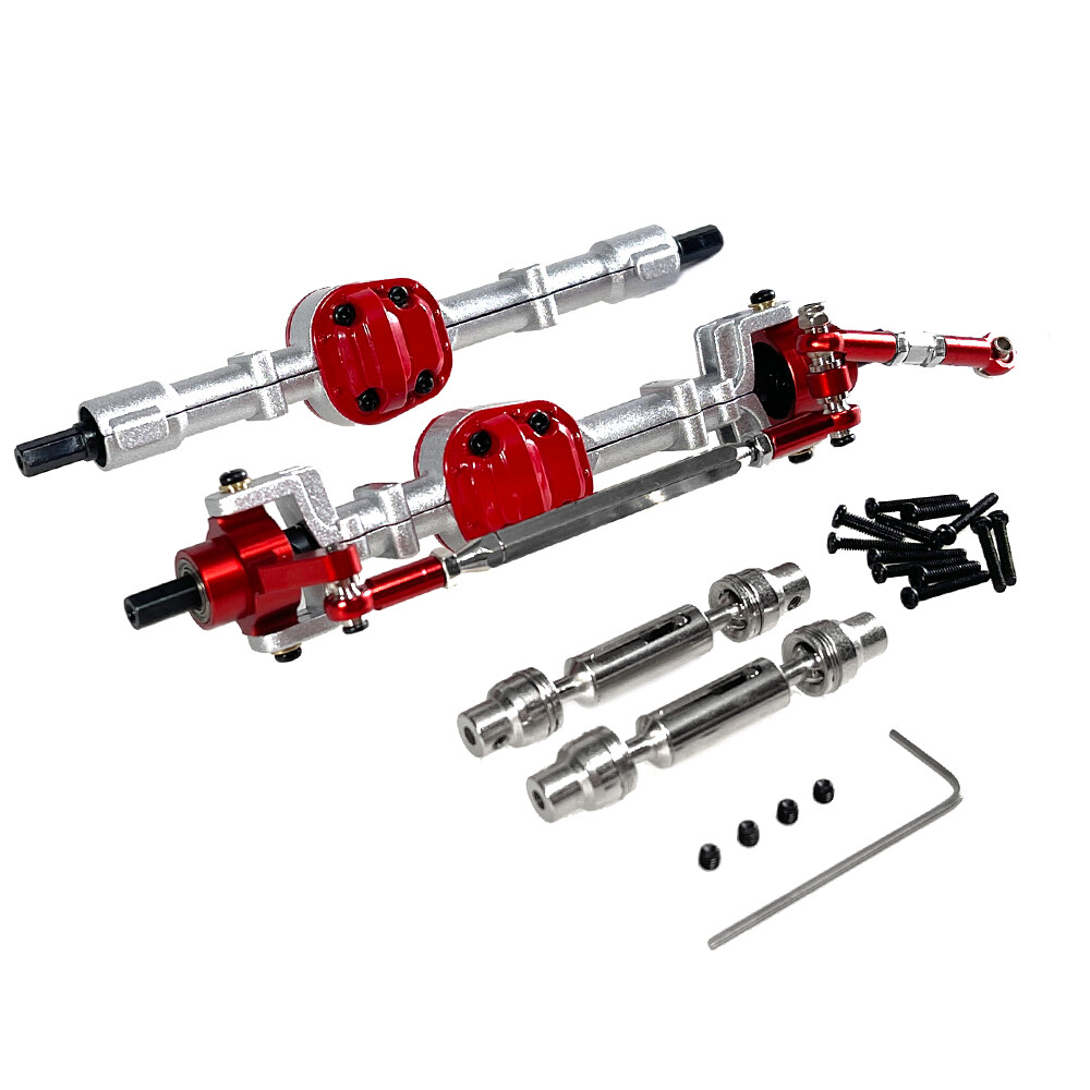 Front&Rear Axle W Drive Shaft 1/12 For MN D90 D91 D96 D99S MN-90 MN99S RC Car