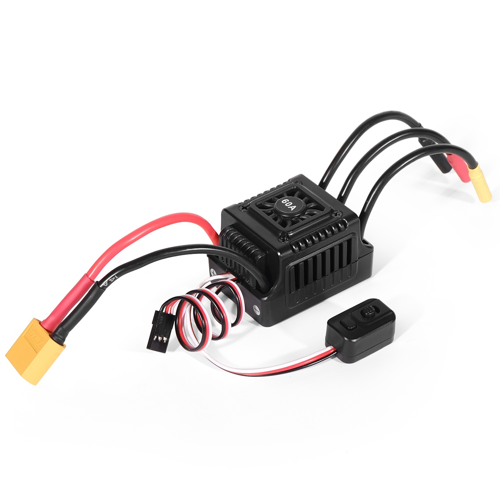 WSDT-60A Waterproof Brushless ESC Accessory For 1/10 RC Car For Beginner Players