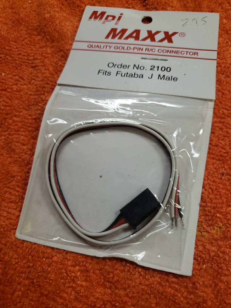 Maxx products – MPI Servo Wire – Fits Futaba J Male – Part 2100 New!