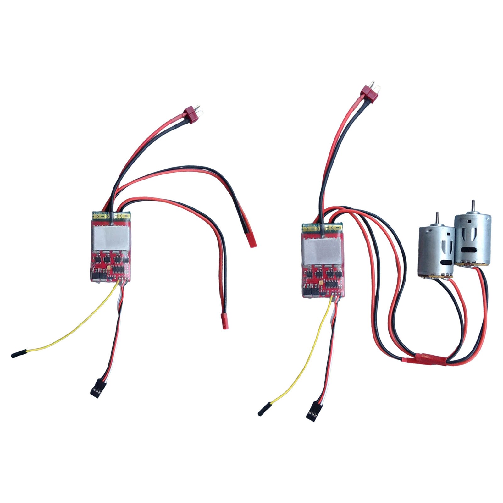 New Two-Way 20A x 2Pcs Brushed ESC Motor Mixed Controller for RC Car Boat Tank