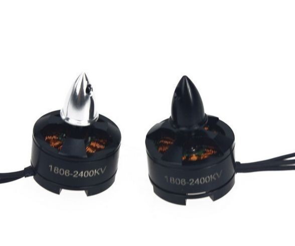 1 Pair MT1806 2400KV CW CCW Brushless Motor for QAV250 FPV KK 260 RC Quadcopter