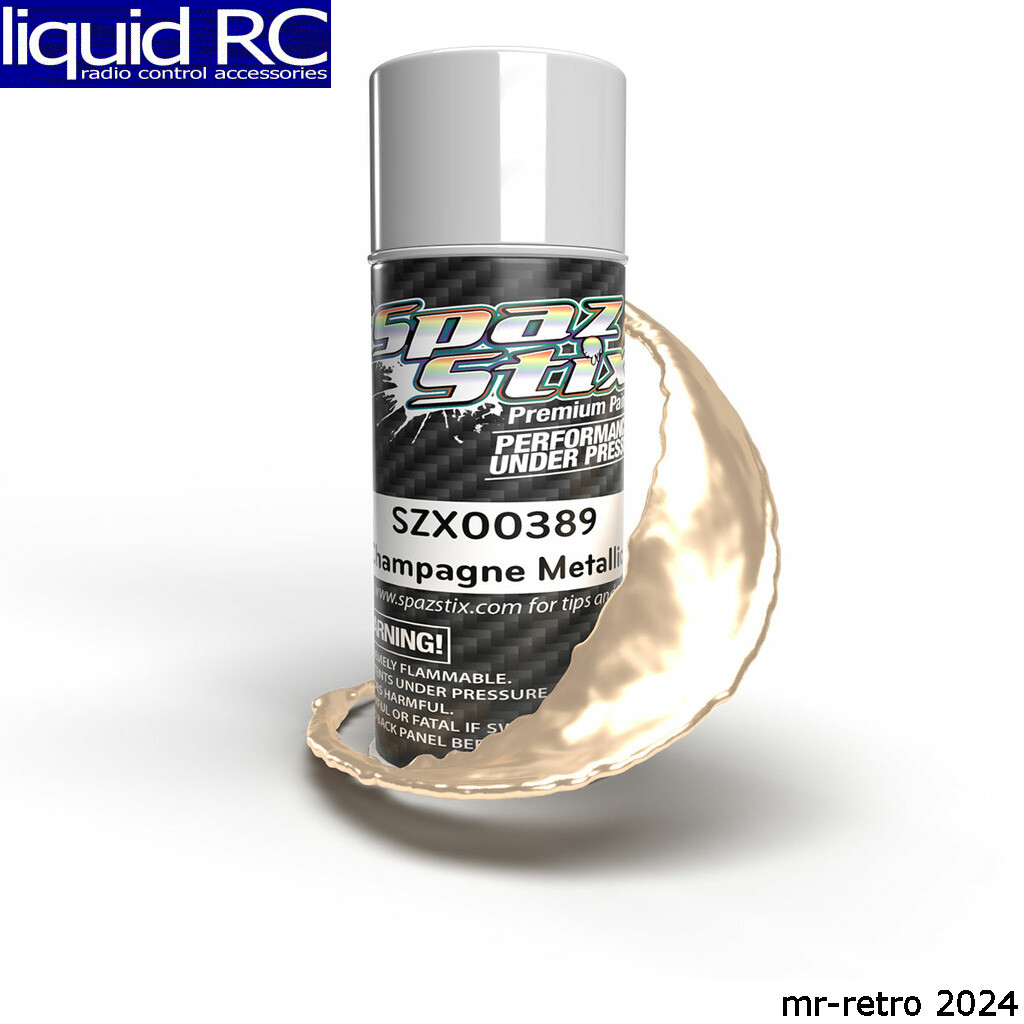 Spaz Stix 00389 Champagne Metallic Aerosol Paint 3.5oz Can
