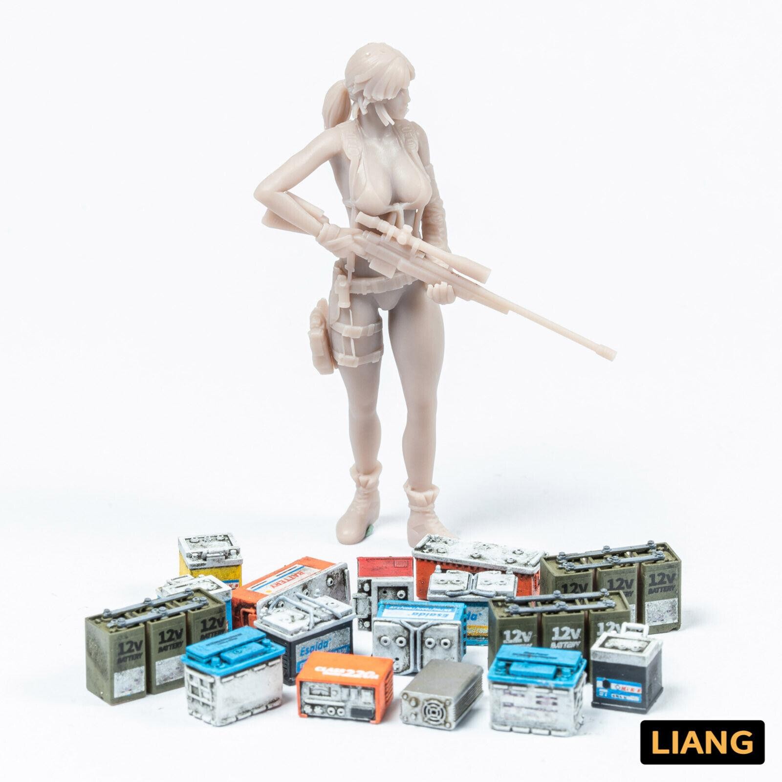 1/35 Resin Modern Battery w/ Stickers Sheet Soldier Mannequin Figures Scene Kit