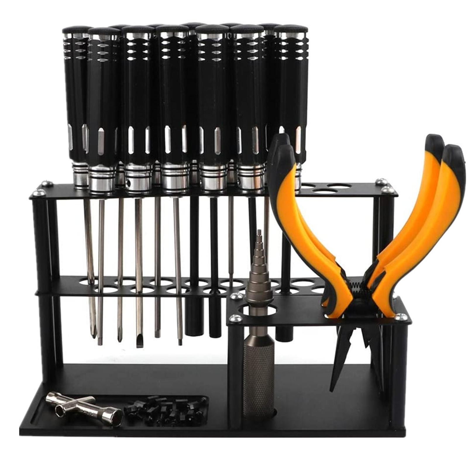 DIY RC Car Screwdriver Tool Organizer Holder Wrench Storage Rack Shelves Base