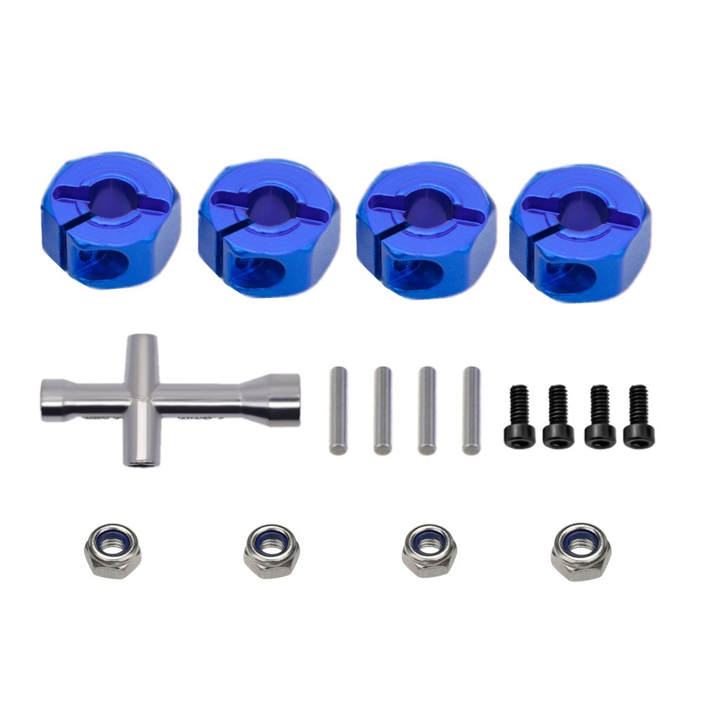 Wheel Hex Adapter for Traxxas 1/10 Slash 4×4 VXL 2WD Rustler HQ727 REMO RC Car