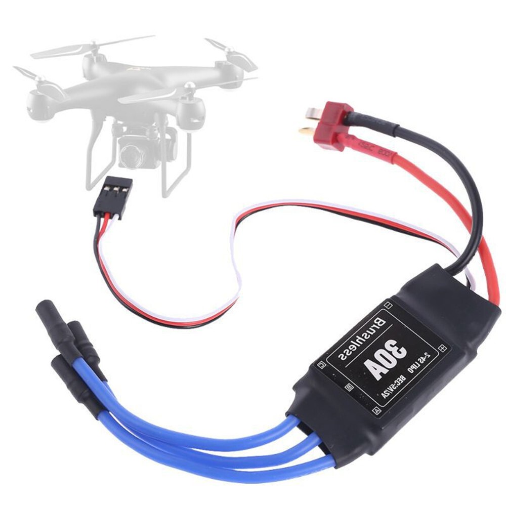 30A 2-4S Brushless Motor ESC Speed Controller For RC Plane Helicopter Aircraft B