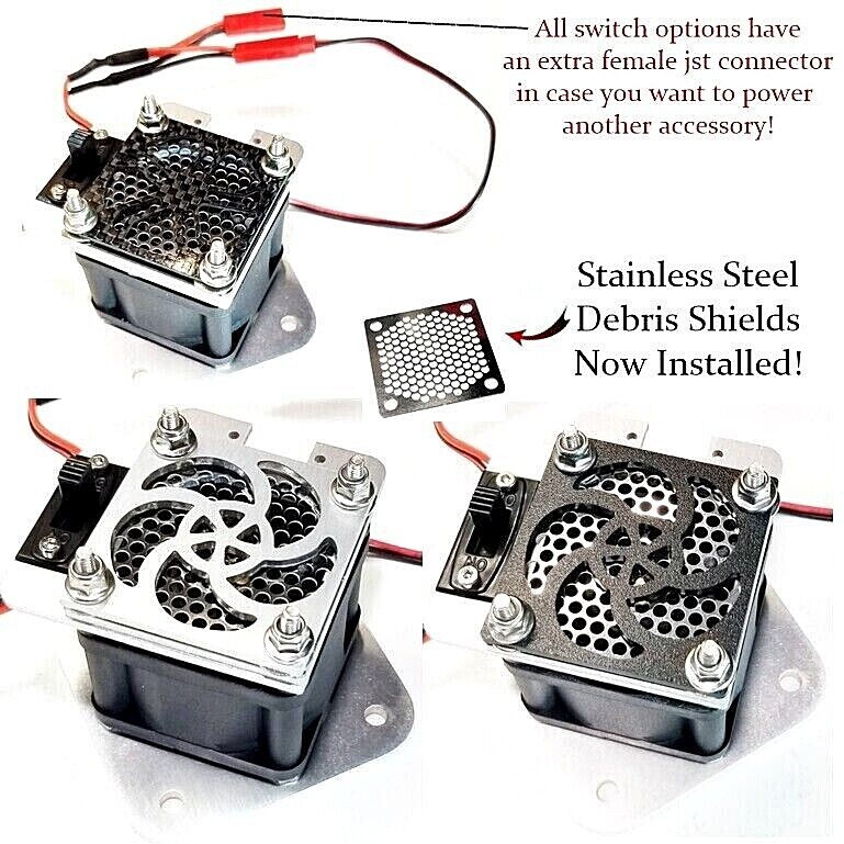 RCP Xtreme Cool Castle Creations XLX2 High Speed Cooling Fan System 8 volt 28cfm