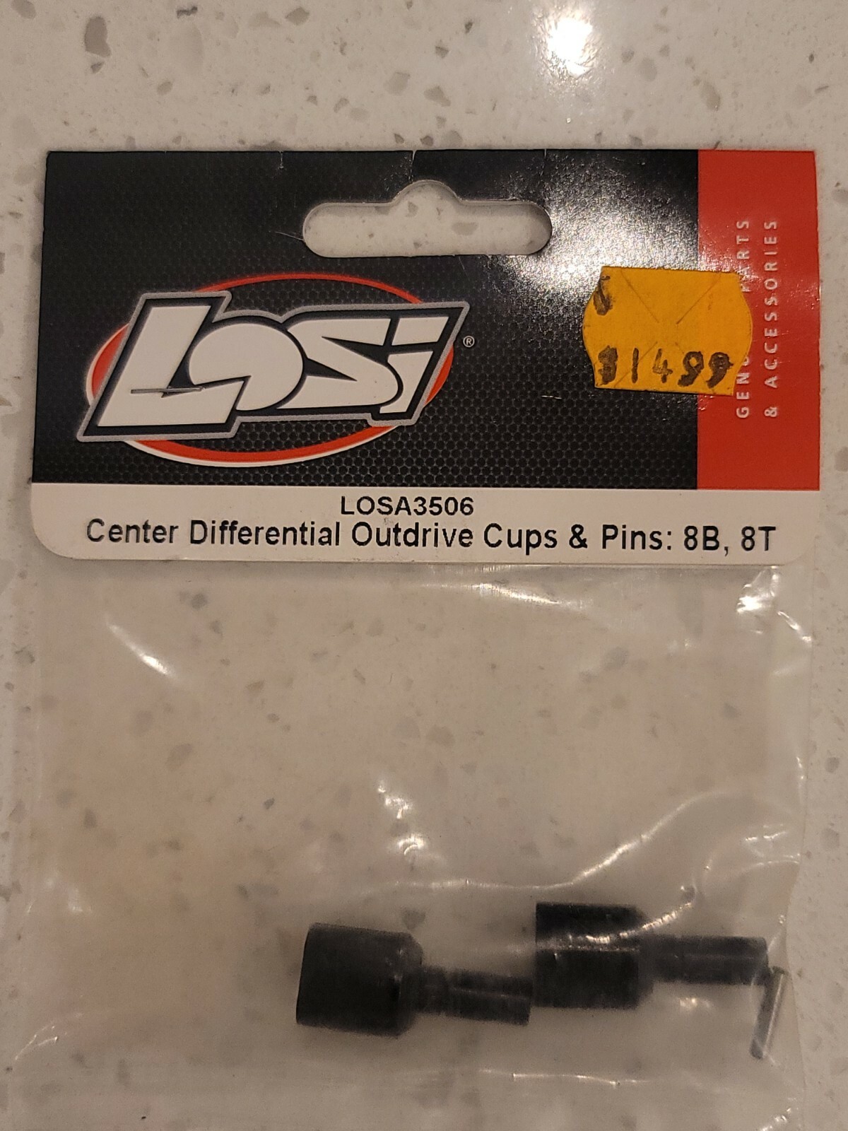 RC Losi Center Diff Outdrive & Pin Set Steel 3506 8B 8T LOSA3506