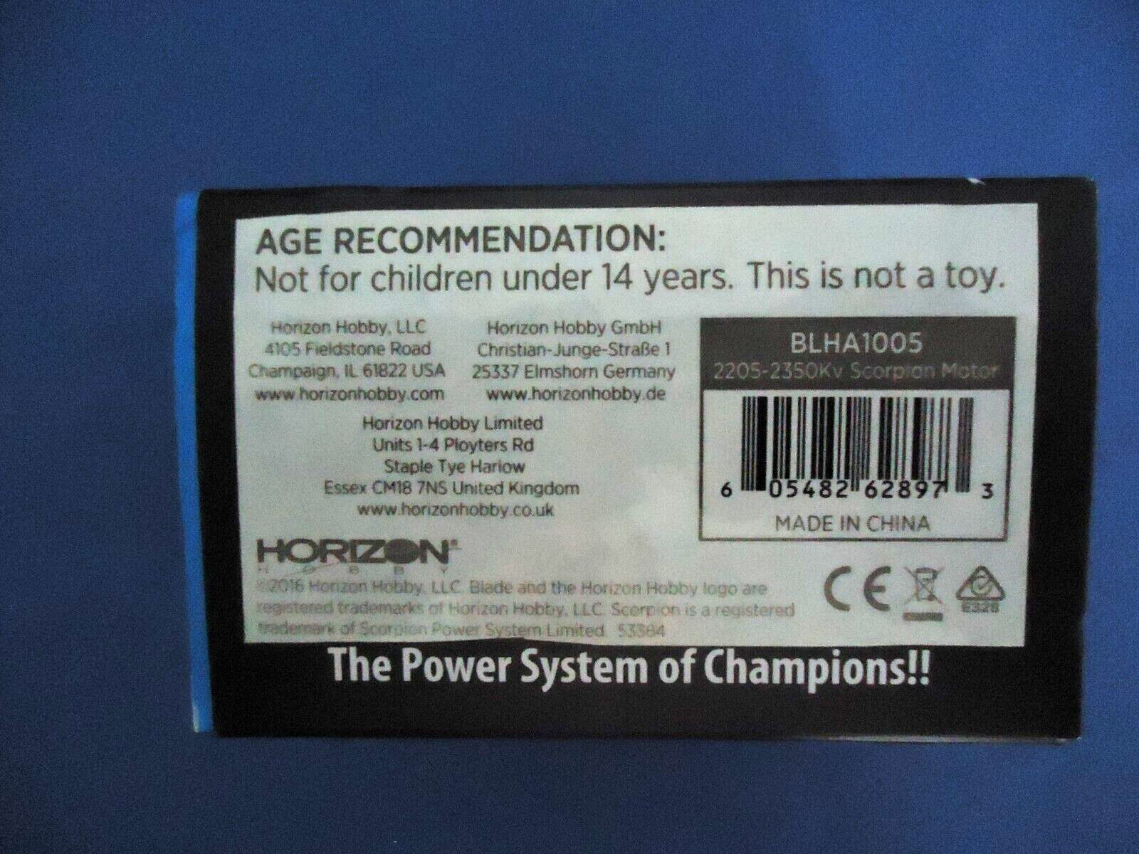 SCORPION POWER SYSTEM SERIES M 2205 – 2350 KV NEW IN BOX
