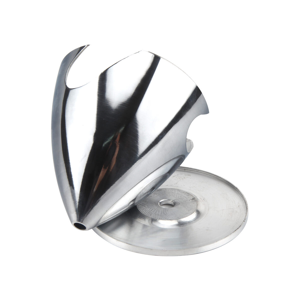 1 Pc CNC Aluminum Alloy Spinner 4inch/101.6mm 3-Blades Propeller RC Airplane
