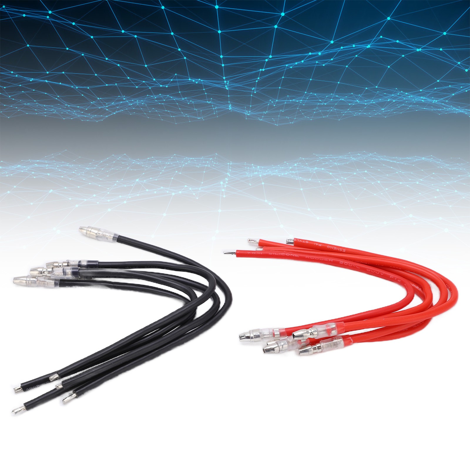 10pcs Bullets Connector Extension Cable 16AWG Silicone Wire for TRX4 D90