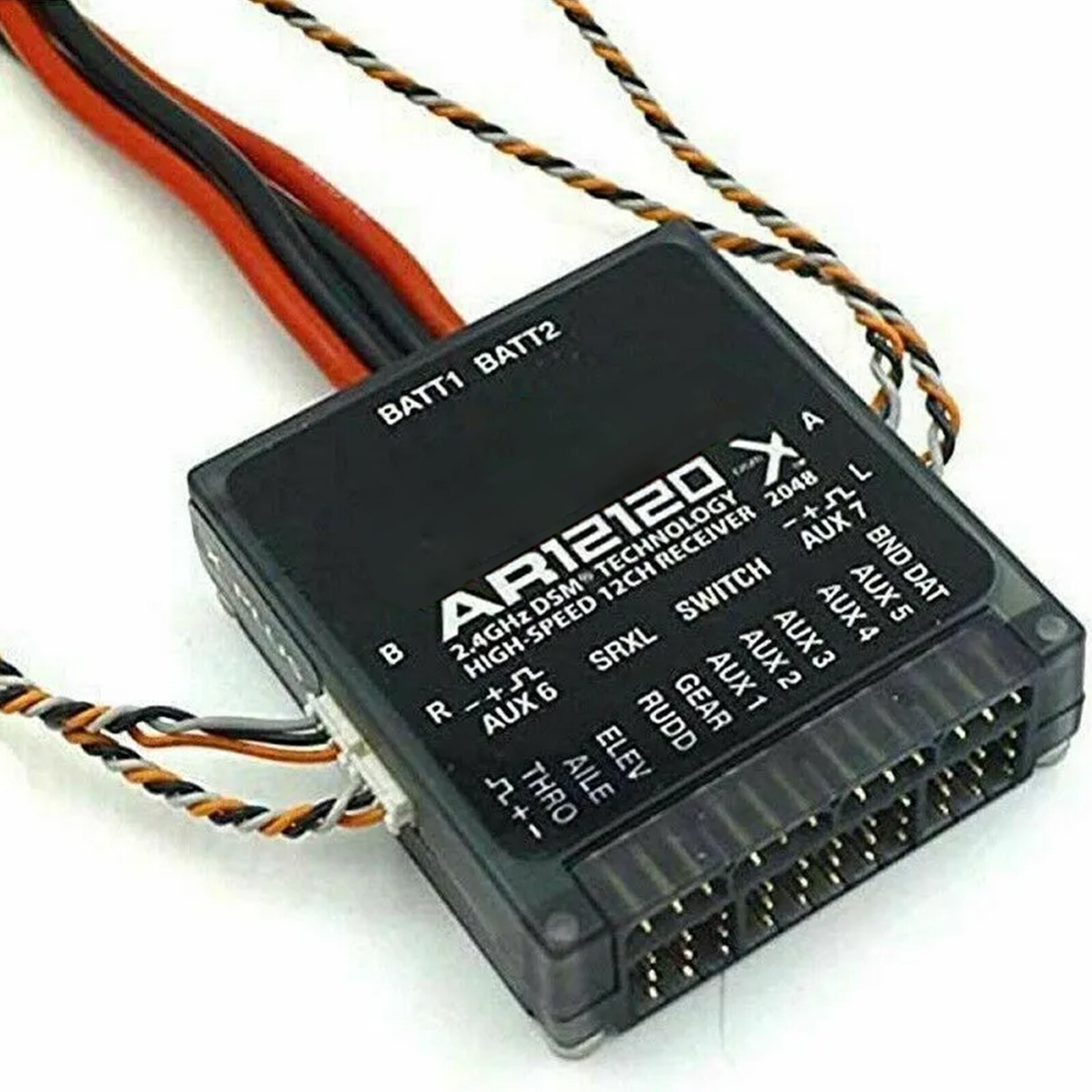 2.4GHZ 12-Channel DSMX/XPlus Power Safe Receiver ± 4 Satellites for SPMAR12120