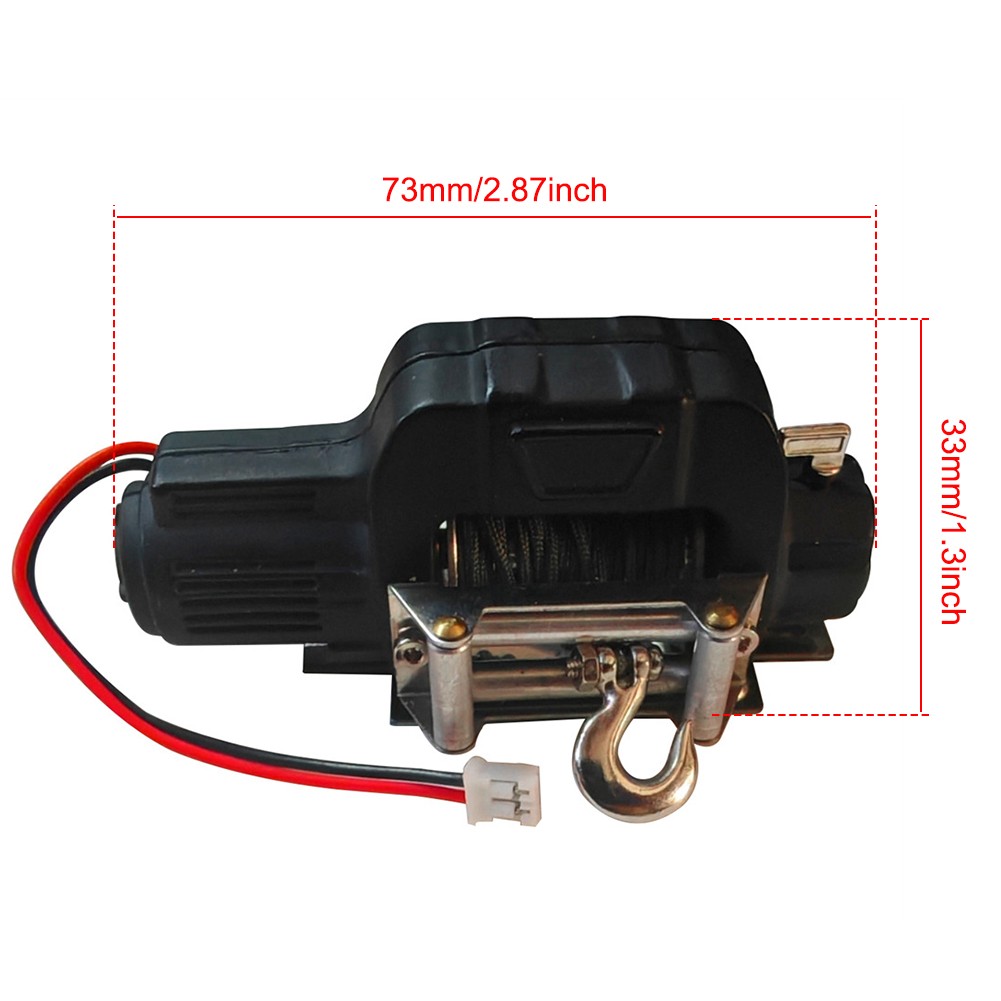 Metal Winch+Control line For 1/12 MJX Compatible 4/5/6 Channels Remote Controls