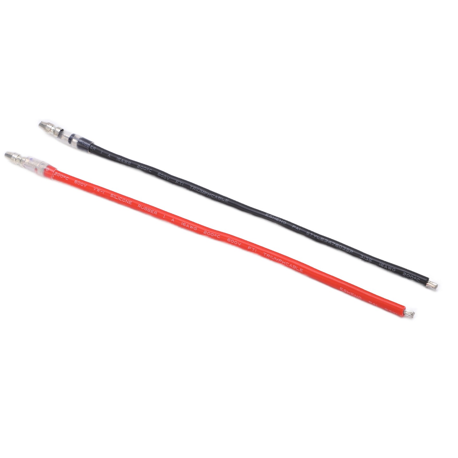 10pcs Bullets Connector Extension Cable 16AWG Silicone Wire for TRX4 D90