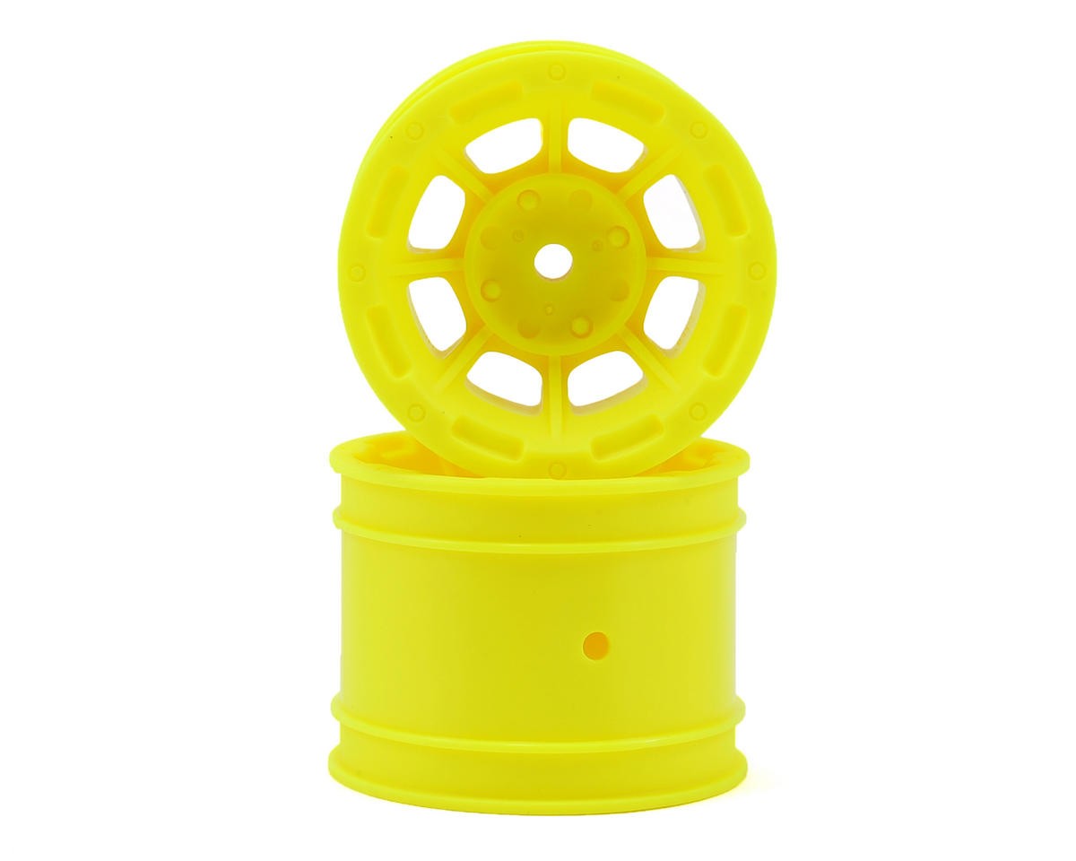 JConcepts Hazard 1.7″ RC10 Rear Wheel (Yellow) (2) [JCO3359Y]