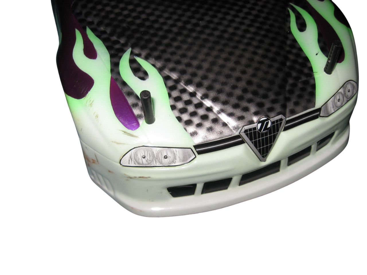 RC Losi Alpha 156 GTA Touring Car Sedan Body Plastic Painted (1) 8053 Used