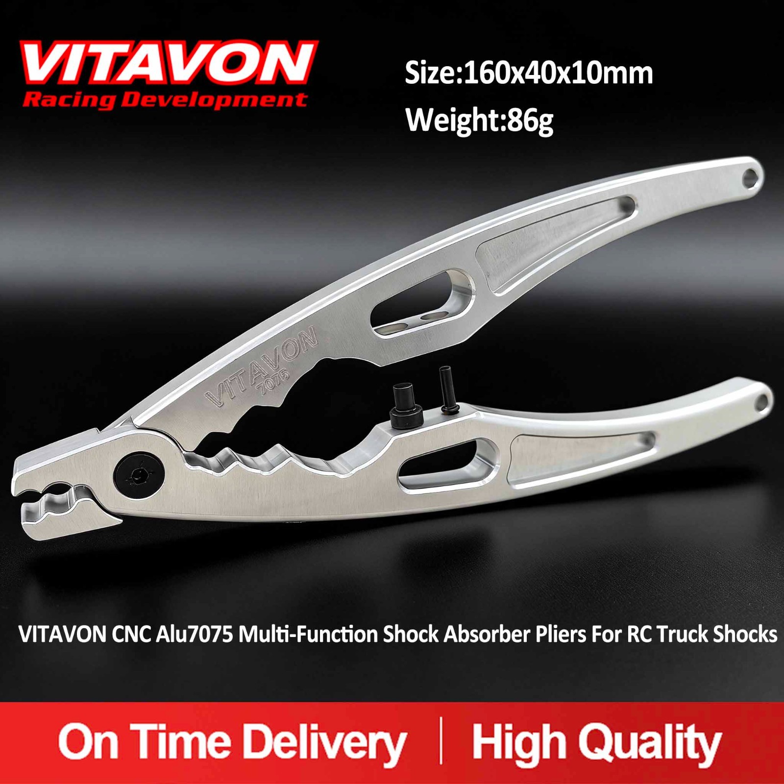 VITAVON CNC Alu7075 Multi-Function Shock Absorber Pliers For RC Truck Shocks