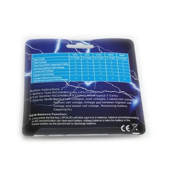 New Cellmeter-7 Digital Battery Capacity Checker RC LiPo LiFe Li-ion NiMH Nicd