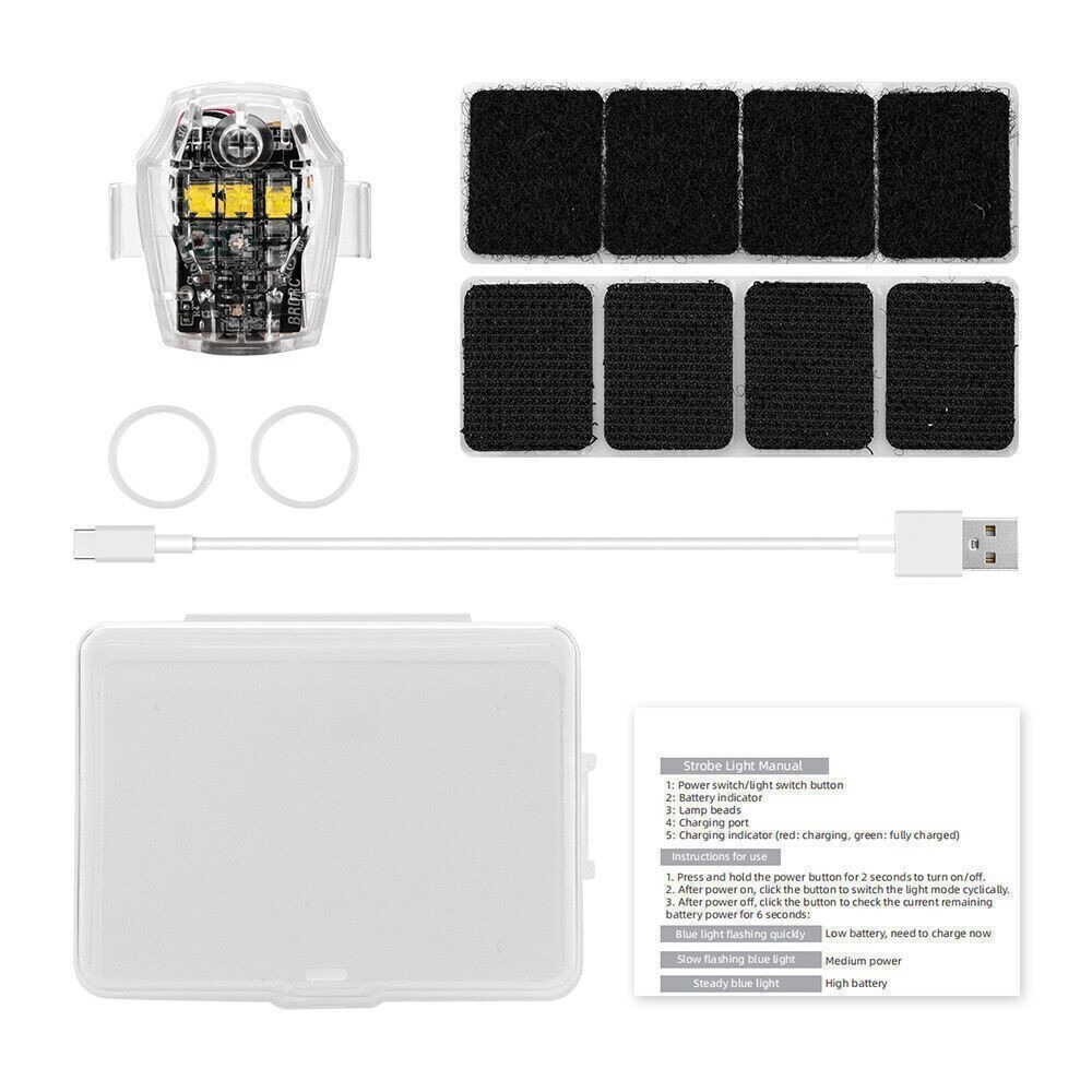LED Strobe Signal Flashing Light Part Kit For DJI MINI 3 PRO AIR2S MINI2 NEW